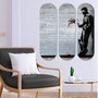 Wallity Cuadro Decorativo de MDF Multicolor (3 Piezas, 70 x 70 cm)